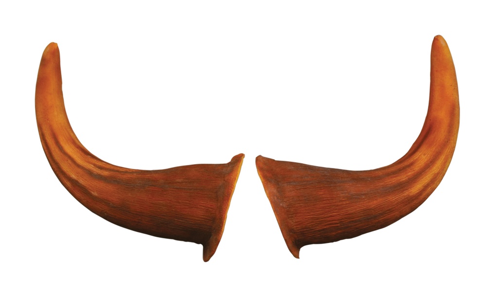 Cow Horns (20cm) Skin PU Foam