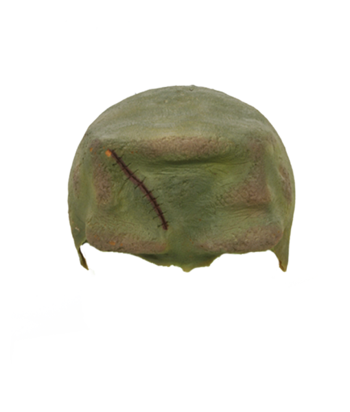 Herman Forehead, Green, Latex Rubber