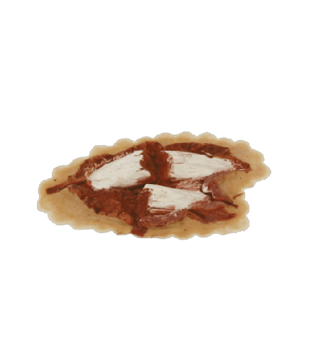 [3D-LR-BB2] Broken Bone #2 (12cm) Latex Rubber.