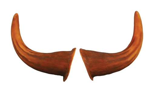 [3D-P-CH1] Cow Horns (20cm) Skin PU Foam